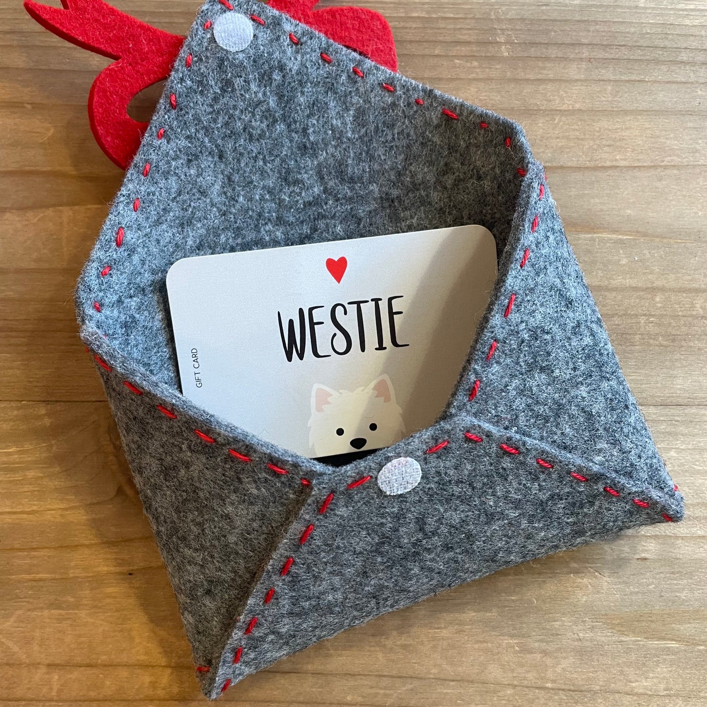 Westie Gift Card Natalizia