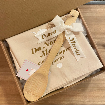 Box canovaccio e mestolo