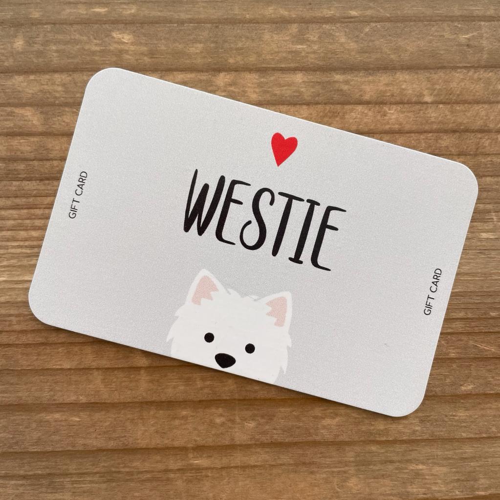 Westie Gift Card - Digitale