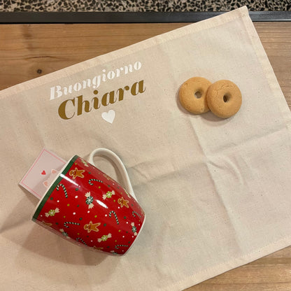 Box tovaglietta e tazza ginger