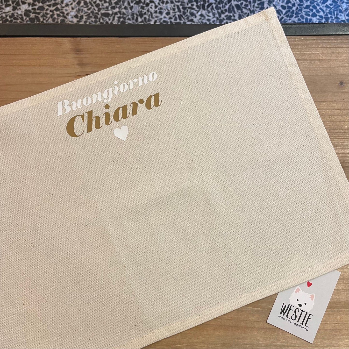 Box tovagliette e tazzine