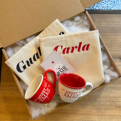 Box tovagliette e tazzine