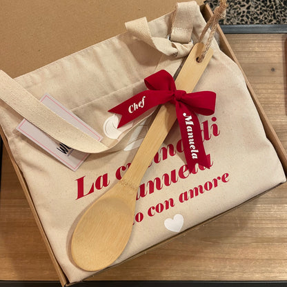 Box grembiule e mestolo