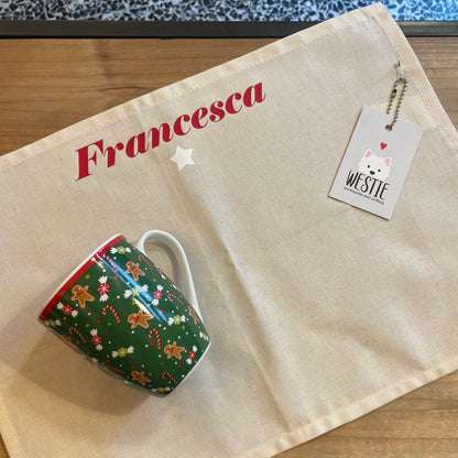 Box tovaglietta e tazza ginger